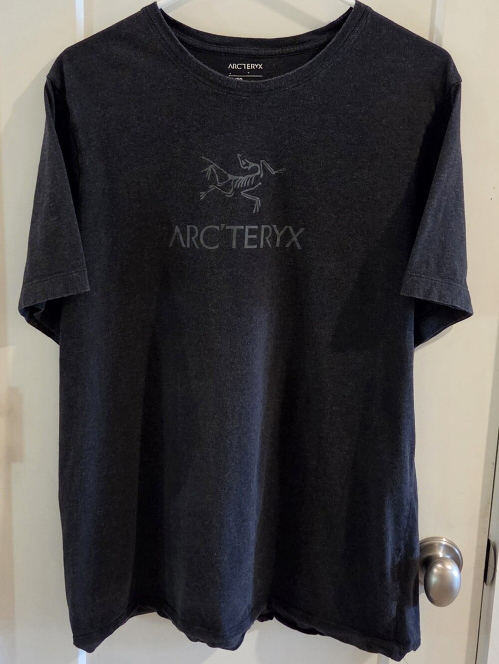 Arc'teryx Arc'Word T-Shirt - Black & Grey Size Large